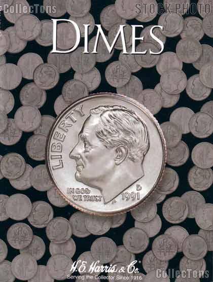 Harris Blank Coin Folder for Dimes  2686