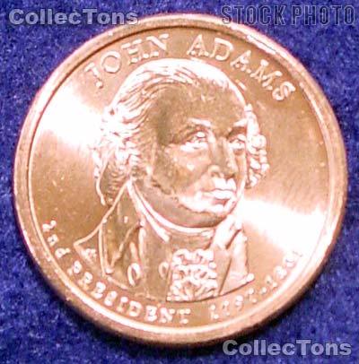 2007-D John Adams Presidential Dollar GEM BU 2007 Adams Dollar