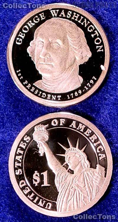 2007-S George Washington Presidential Dollar GEM PROOF Coin