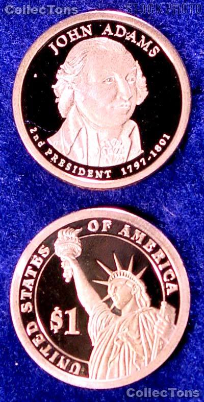 2007-S John Adams Presidential Dollar GEM PROOF Coin