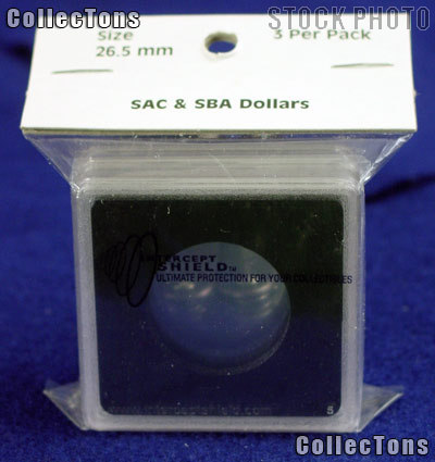 3 Intercept Shield 2x2 Coin Holders for 26.5mm Coins