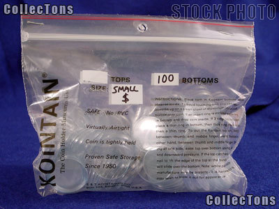 100 Kointain Museum Quality Coin Holders SMALL DOLLARS