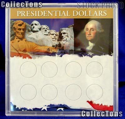 Harris 6.5x6.5 Permalock Holder 8 PRESIDENTIAL DOLLARS