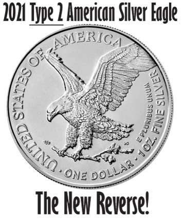 2021 BU American Silver Eagles - Type 2 - Shipping Now!