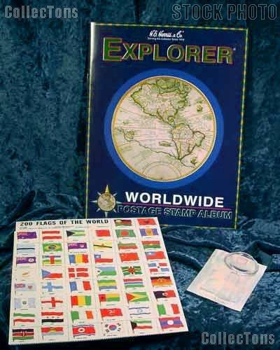 Harris Worldwide Stamp Collecting Kit Explorer 4HRS1
