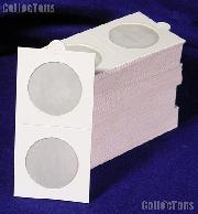 100 Lighthouse 2x2 Self-Adhesive Holders HALF DOLLARS (35mm)