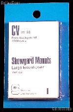 Showgard Pre-Cut Black Stamp Mounts Size CV31/50