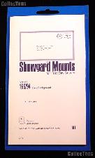 Showgard Pre-Cut Black Stamp Mounts Size 165/94