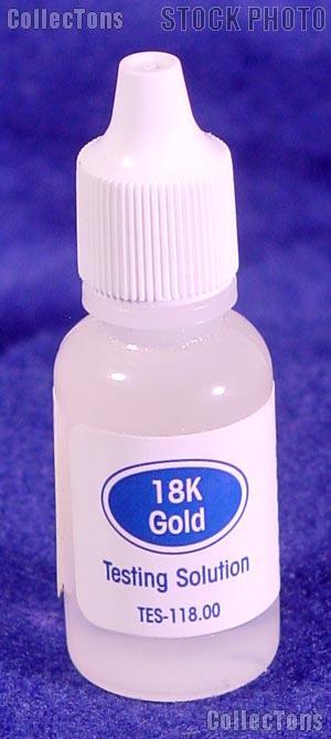 Gold Test Acids - Testing Solution for 18K Gold