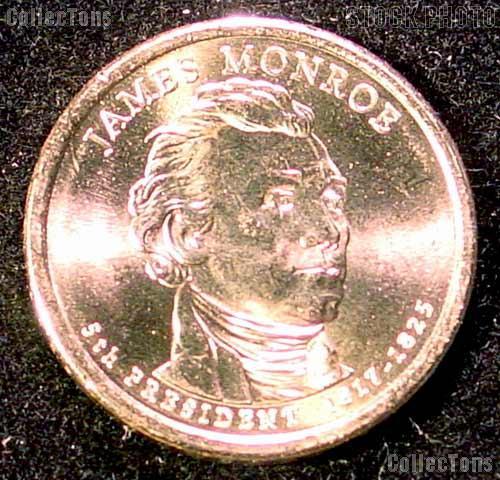 2008-D James Monroe Presidential Dollar GEM BU 2008 Monroe Dollar