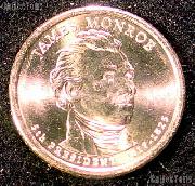 2008 P&D James Monroe Presidential Dollar GEM BU 2008 Monroe Dollars