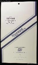 Showgard Pre-Cut Black Stamp Mounts Size 187/144