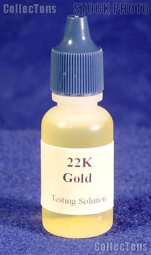Gold Test Acids - Testing Solution for 22K Gold