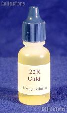 Gold Test Acids - Testing Solution for 22K Gold
