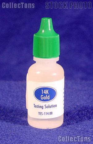 Gold Test Acids - Testing Solution  for 14K Gold