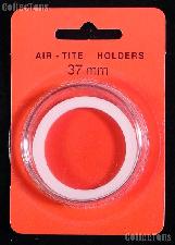 Air-Tite Coin Capsule "I" White Ring Coin Holder for 37mm Coins