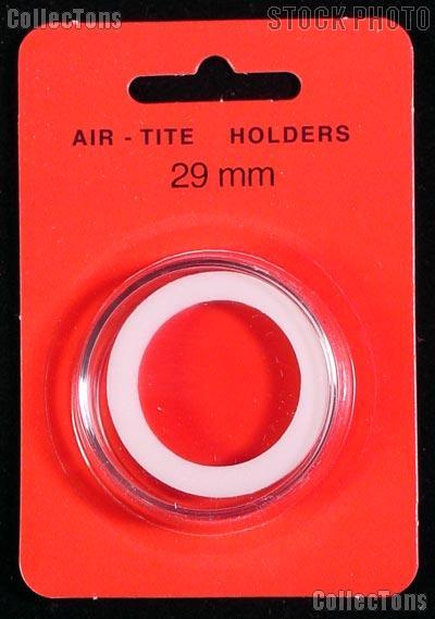 Air-Tite Coin Capsule "H" White Ring Coin Holder for 29mm Coins