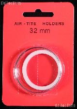 Air-Tite Coin Capsule "H" White Ring Coin Holder for 32mm Coins