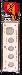 Capital Plastics 2x6 Holder - US TYPE CENTS in White