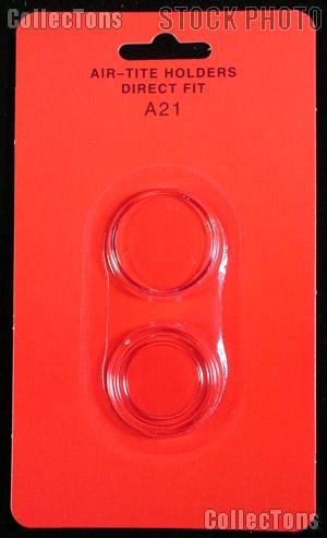 Air-Tite Coin Capsule Direct Fit "A21" Coin Holder for NICKELS