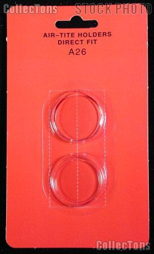 Air-Tite Coin Capsule Direct Fit "A26" Coin Holder for SMALL DOLLARS