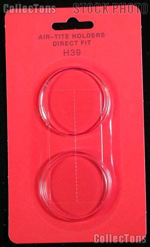 Air-Tite Coin Capsule Direct Fit "H39" Coin Holder for SILVER ROUNDS