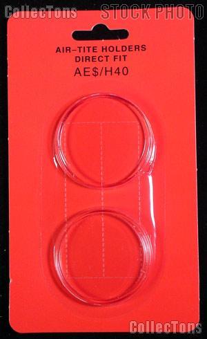 Air-Tite Coin Capsule Direct Fit "H40" Coin Holder for SILVER EAGLES