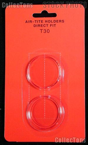Air-Tite Coin Capsule Direct Fit "T30" Coin Holder for HALF DOLLARS