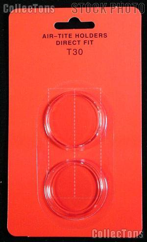 Air-Tite Coin Capsule Direct Fit "T30" Coin Holder for HALF DOLLARS