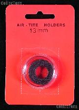 Air-Tite Coin Capsule "A" Black Ring Coin Holder for 13mm Coins