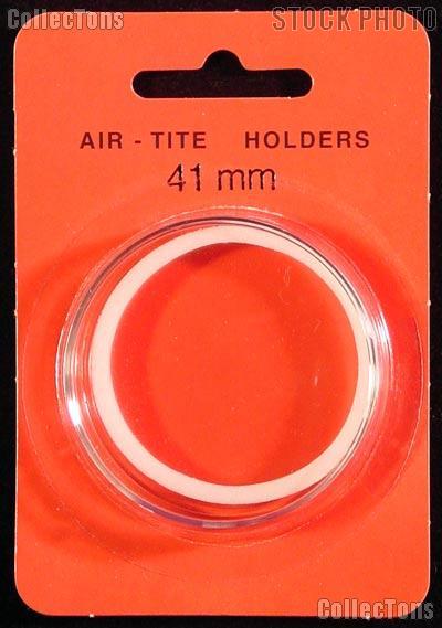 Air-Tite Coin Capsule "I" White Ring Coin Holder for 41mm Coins