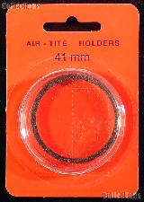 Air-Tite Coin Capsule "I" Black Ring Coin Holder for 41mm Coins