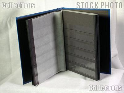 Stamp Stockbook 32-Black Page Stamp Album Lighthouse LS2/16 Blue