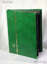 Stamp Stockbook 32-Black Page Stamp Album Lighthouse LS2/16 Green