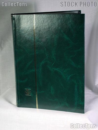 Stamp Stockbook 64-Black Page Stamp Album Lighthouse LS4/32 Green