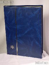 Stamp Stockbook 32-Black Page Stamp Album Lighthouse LS4/16 Blue