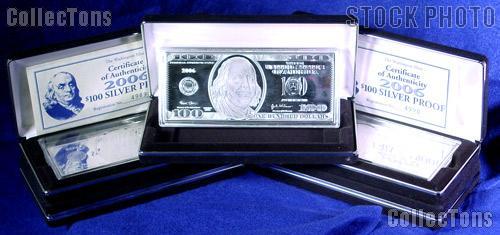 4-Ounce Pure $100 Silver Proof Bars - Washington Mint