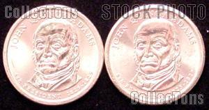 2008 P&D John Quincy Adams Presidential Dollar GEM BU 2008 Adams Dollars