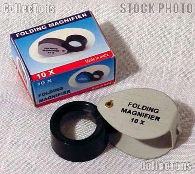 SE Foldaway 10X Compact Plastic Magnifier
