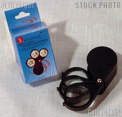 SE Foldaway 5X 15X Pocket Magnifier
