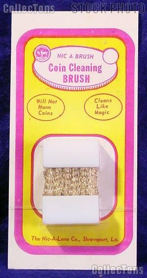 Nic-A-Brush Coin Cleaning Brush