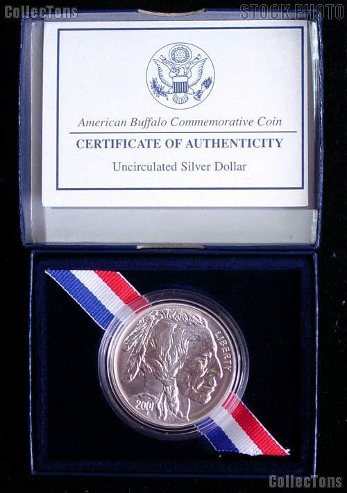 2001-D  American Buffalo Commemorative UNCIRCULATED Silver Dollar