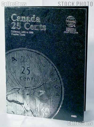 Whitman Canada 25 Cents 1953 - 1989 Folder #2483