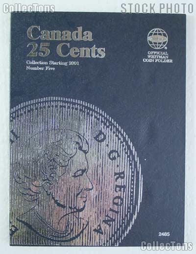 Whitman Canada 25 Cents 2001 - 2009 Folder #2485