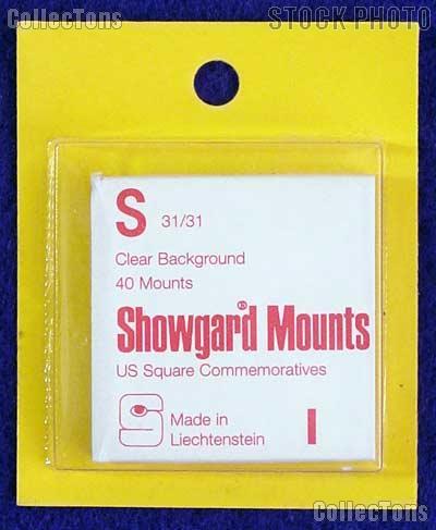 Showgard Pre-Cut Clear Stamp Mounts Size S31/31