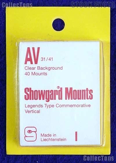 Showgard Pre-Cut Clear Stamp Mounts Size AV31/41