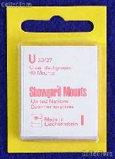 Showgard Pre-Cut Clear Stamp Mounts Size U33/27