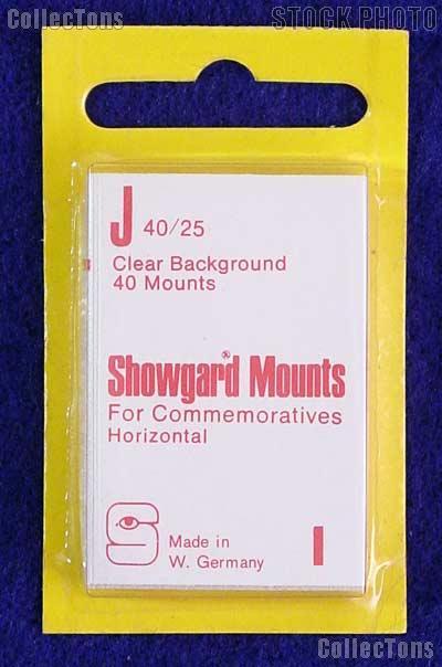 Showgard Pre-Cut Clear Stamp Mounts Size J40/25