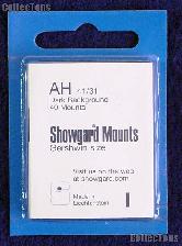 Showgard Pre-Cut Black Stamp Mounts Size AH41/31