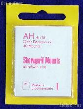 Showgard Pre-Cut Clear Stamp Mounts Size AH41/31